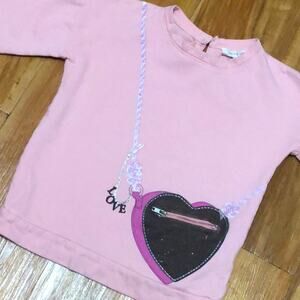 Jessica Simpson Heart Purse Pocket Sweatshirt
